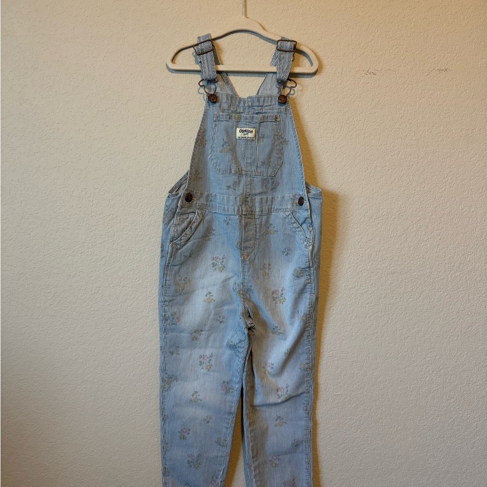 Oshkosh B’gosh Floral Overalls 5T